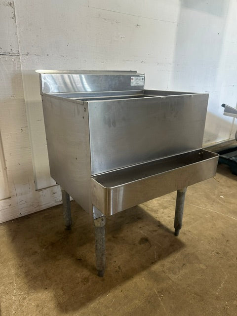 "KROWEN 18-24-7" H-DUTY STAINLESS STEEL COLD PLATED ICE BIN 34"H x 24"W x 23"D