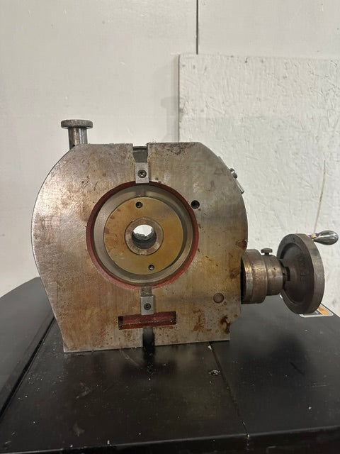 "TROYKE MODEL U-9" ROTARY TABLE, 9"D SLOTTED TABLE