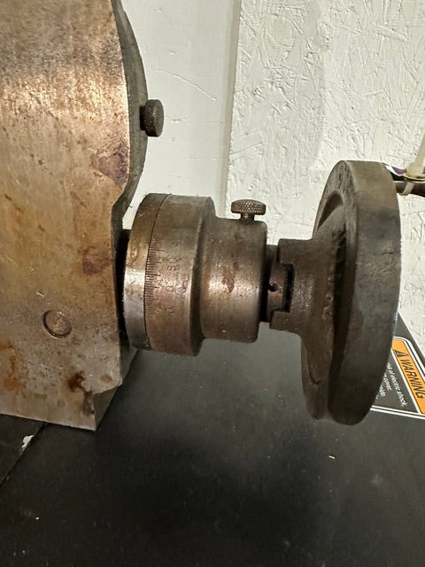 "TROYKE MODEL U-9" ROTARY TABLE, 9"D SLOTTED TABLE