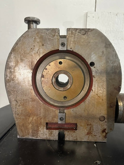 "TROYKE MODEL U-9" ROTARY TABLE, 9"D SLOTTED TABLE