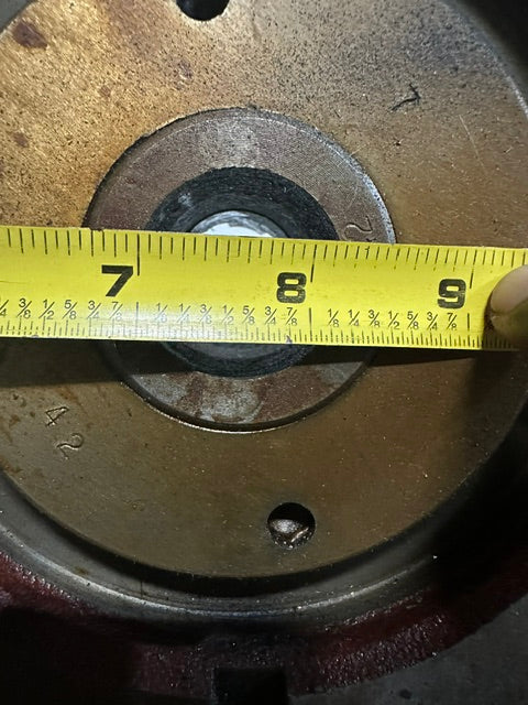 "TROYKE MODEL U-9" ROTARY TABLE, 9"D SLOTTED TABLE