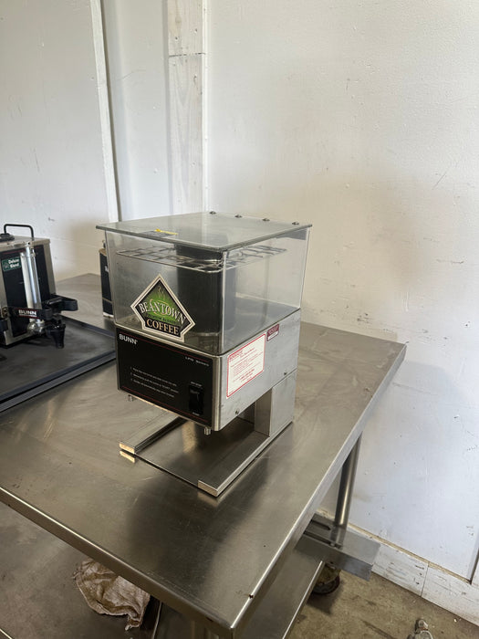 "BUNN" LPG-120V-SST H.D COMMERCIAL COUNTERTOP COFFEE GRINDER