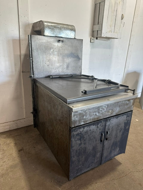 H.D COMMERCIAL 24"x24" LP DONUT FRYER ON CASTERS