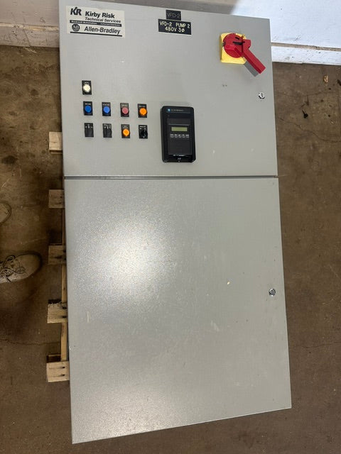 "KIRBY RISK ALLEN-BRADLEY" VFD-2 H.D INDUSTRIAL CONTROL PANEL