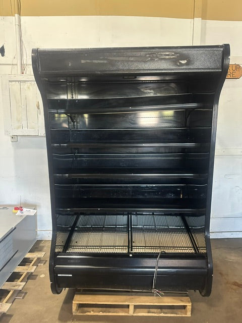 "HUSSMANN" 5- TIER REFRIGERATED OPEN AIR REMOTE UNIT LIGHTED DISPLAY COOLER