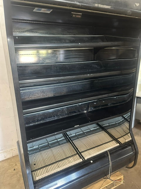 "HUSSMANN" 5- TIER REFRIGERATED OPEN AIR REMOTE UNIT LIGHTED DISPLAY COOLER