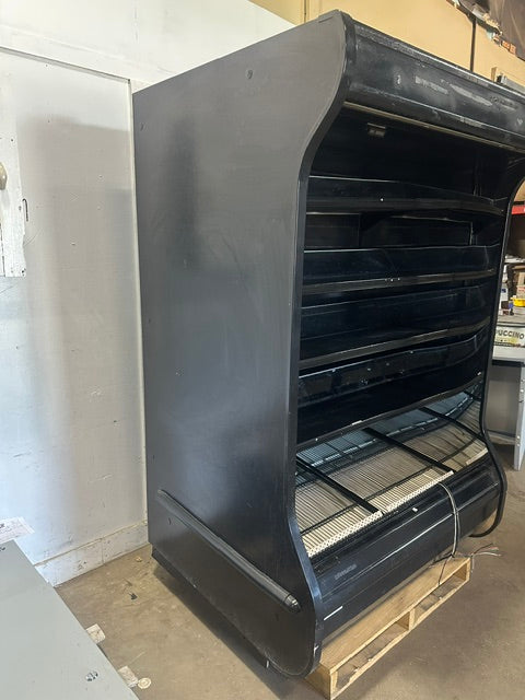 "HUSSMANN" 5- TIER REFRIGERATED OPEN AIR REMOTE UNIT LIGHTED DISPLAY COOLER