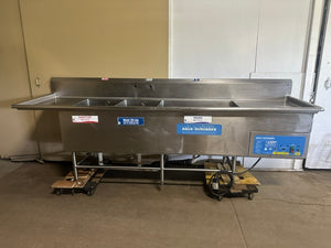 "INSINGER AQUA SCRUBBER"COMMERCIAL POT/PAN WASHING STATION/SCRUBBER SINK W/MOTOR