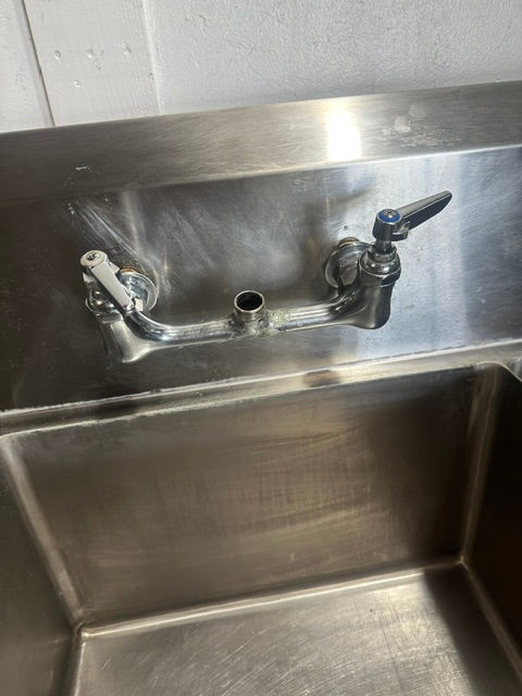"JOHN BOOS" H.D COMMERCIAL S.S 3 COMPARTMENTS SINK W/ 2 DRAINBOARDS, NSF