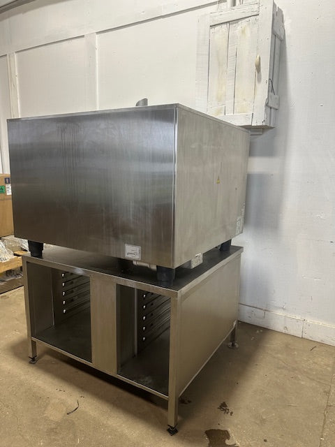 "RATIONAL SCC 62"H.D COMMERCIAL ELECTRIC COMBI-OVEN/STEAMER WITH STAND 480V,3PH