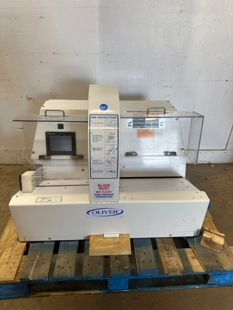 "OLIVER 2005" COMMERCIAL C/TOP VARI-SLICER-THICKNESS BREAD SLICER MACHINE, 1PH