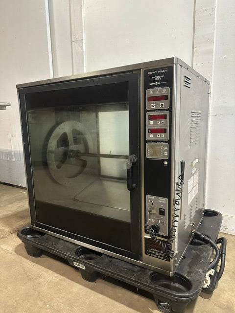 "HENNY PENNY SCR-8" COMMERCIAL ELECTRIC DIGITAL CHICKEN ROTISSERIE OVEN 208V,3PH