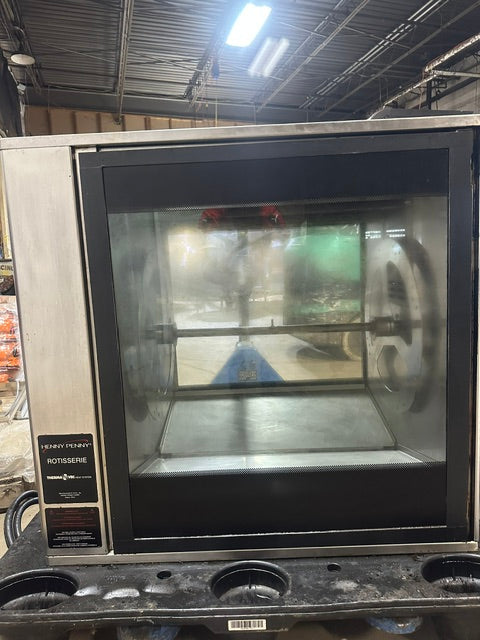 "HENNY PENNY SCR-8" COMMERCIAL ELECTRIC DIGITAL CHICKEN ROTISSERIE OVEN 208V,3PH