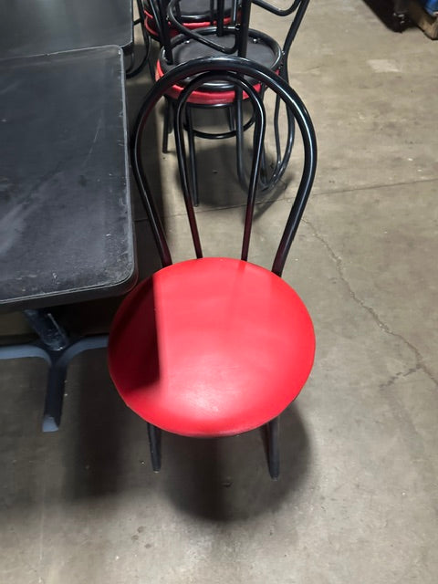 **LOT OF 4*** COMMERCIAL DINE IN TABLES AND 18 CHAIRS FOR RESTAURANT