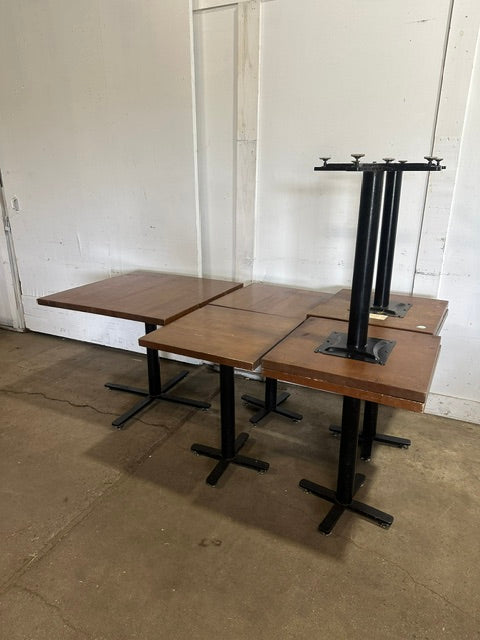 ***LOT OF 7*** COMMERCIAL DINE IN TABLES FOR RESTAURANT