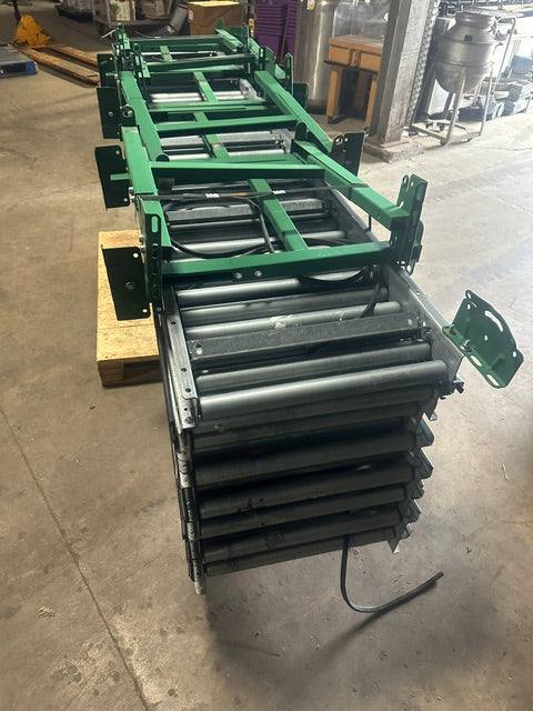 *LOT OF 8* 24"W x 120"L (EACH) INDUSTRIAL HD ROLLER CONVEYORS w/ ATTACHABLE LEGS