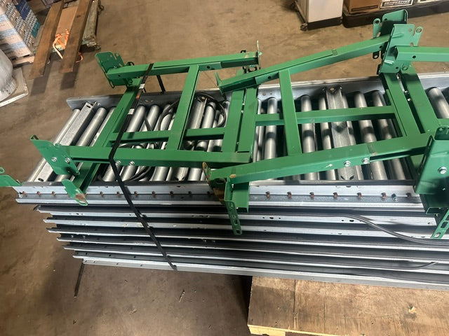 *LOT OF 8* 24"W x 120"L (EACH) INDUSTRIAL HD ROLLER CONVEYORS w/ ATTACHABLE LEGS