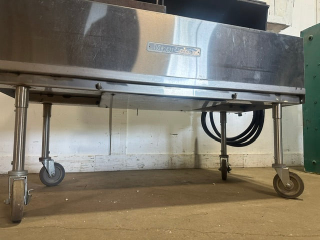 "MAGICATER" MOBILE COMMERCIAL N GAS OUTDOOR BBQ  GRILL W/ 8 BURNERS