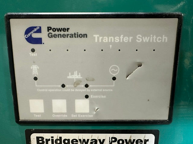 "CUMMINS OTECC-5735860" AUTOMATIC GENERATOR TRANSFER SWITCH, 480 V, 400 AMPS