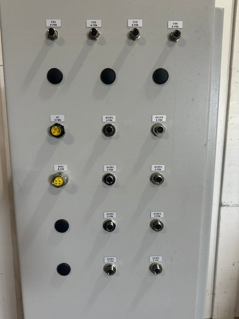 X-bar Automation electrical control drive servo panel with a E308M heat exchange