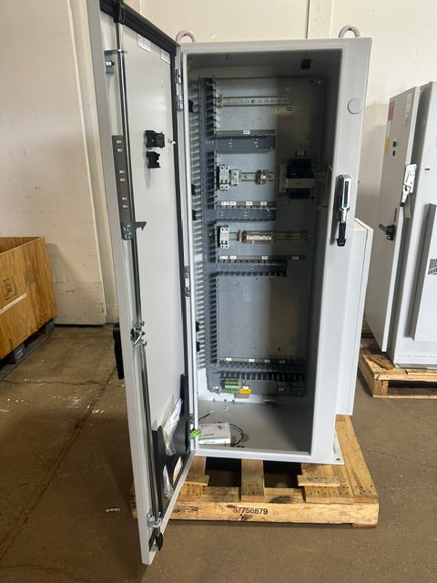 X-bar Automation electrical control drive servo panel with a E308M heat exchange