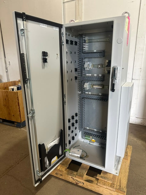 X-bar Automation electrical control drive servo panel with a E308M heat exchange