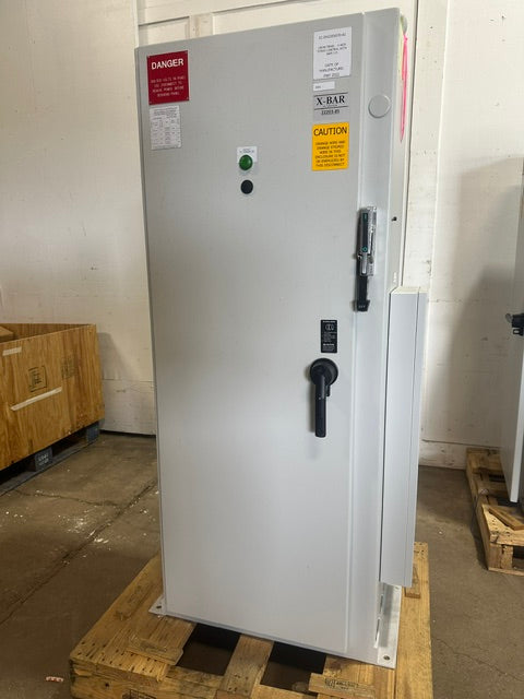 X-bar Automation electrical control drive servo panel with a E308M heat exchange