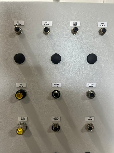 X-bar Automation electrical control drive servo panel with a E308M heat exchange