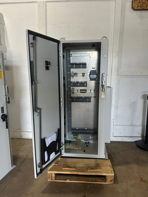 X-bar Automation electrical control drive servo panel with a E308M heat exchange