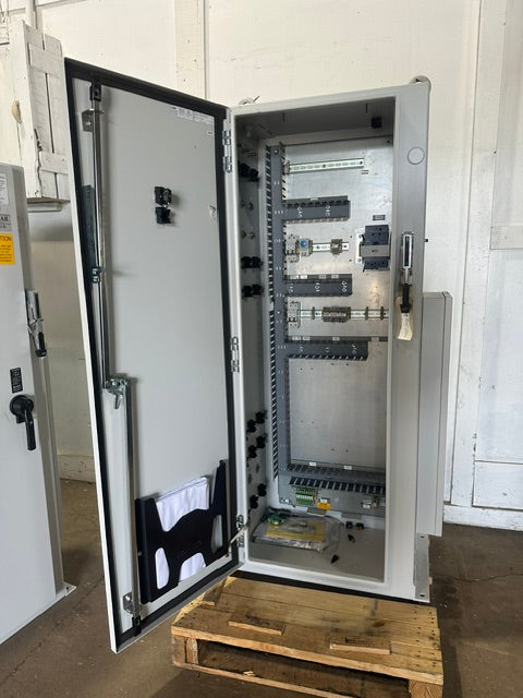 X-bar Automation electrical control drive servo panel with a E308M heat exchange