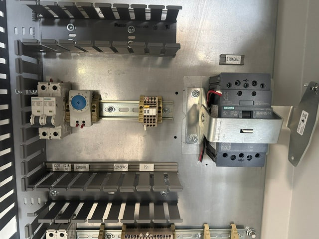 X-bar Automation electrical control drive servo panel with a E308M heat exchange