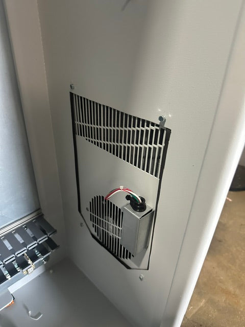 X-bar Automation electrical control drive servo panel with a E308M heat exchange