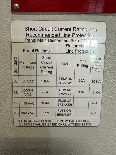 X-bar EC-DH22 Automation electrical control drive servo panel with a E308M heat exchange