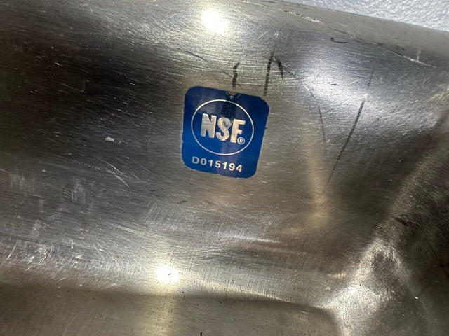 HEAVY DUTY COMMERCIALS.S LEFTSIDE CLEAN TABLE FOR DISHWSHER, 15 GAUGE