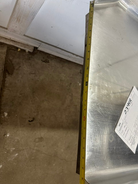 HEAVY DUTY COMMERCIALS.S LEFTSIDE CLEAN TABLE FOR DISHWSHER, 15 GAUGE