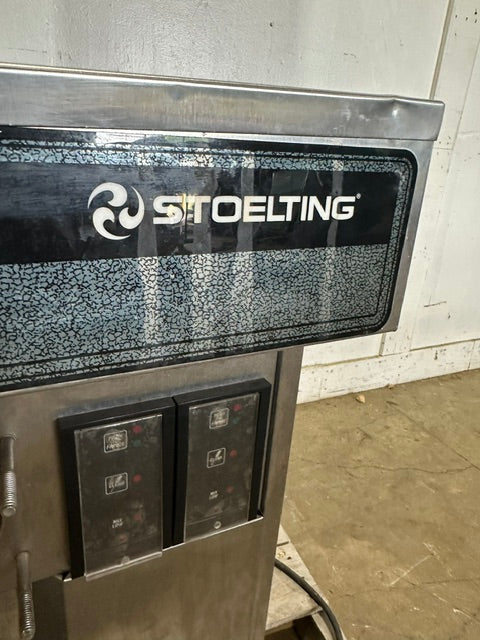 "STOELTING E131-38" AIR COOLED TWIN-TWIST SOFT SERVE  FROZEN YOGURT MACHINE,1PH