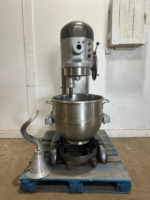 "HOBART L-800"208V 3PH COMMERCIAL 80Q DOUGH MIXER W/J HOOK, BOWL  BOWL ROLLER