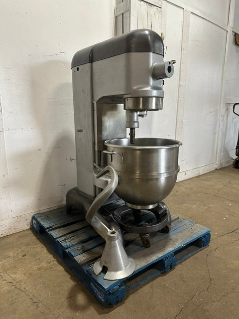 "HOBART L-800"208V 3PH COMMERCIAL 80Q DOUGH MIXER W/J HOOK, BOWL  BOWL ROLLER