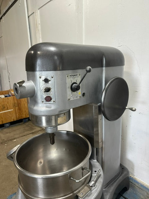 "HOBART L-800"208V 3PH COMMERCIAL 80Q DOUGH MIXER W/J HOOK, BOWL  BOWL ROLLER