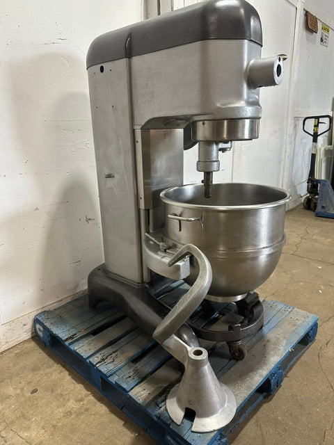 "HOBART L-800"208V 3PH COMMERCIAL 80Q DOUGH MIXER W/J HOOK, BOWL  BOWL ROLLER
