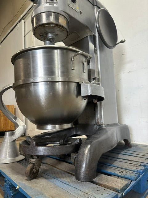 "HOBART L-800"208V 3PH COMMERCIAL 80Q DOUGH MIXER W/J HOOK, BOWL  BOWL ROLLER