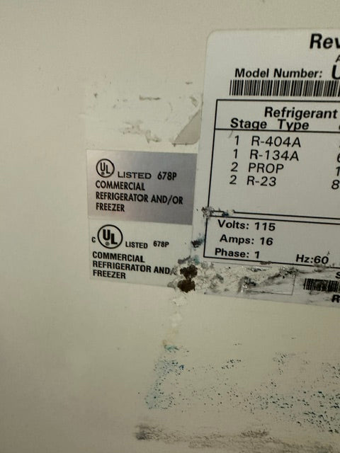 "REVCO ULT2090-5-A14" ultra-low temperature lab chest freezer,115v 1 ph 20cu ft
