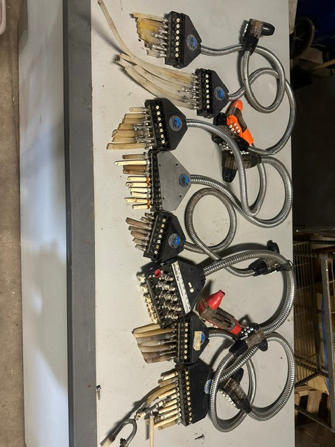***lot of 8*** 7 Bar-master and 1 wunder-bar soda gun/bargun