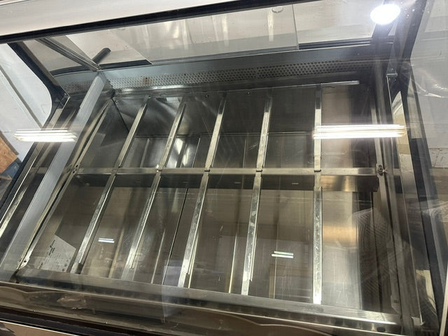 MASTER-BILT GEL-6 46"curved glass commercial gelato  ice cream merchandiser 1PH