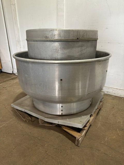 "DAYTON 4HX99A" CENTRIFUGAL UPBLAST ROOF EXHAUST FAN, BELT DRIVE (42" x 42"BASE)