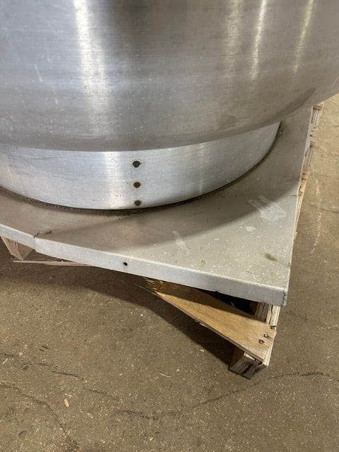 "DAYTON 4HX99A" CENTRIFUGAL UPBLAST ROOF EXHAUST FAN, BELT DRIVE (42" x 42"BASE)