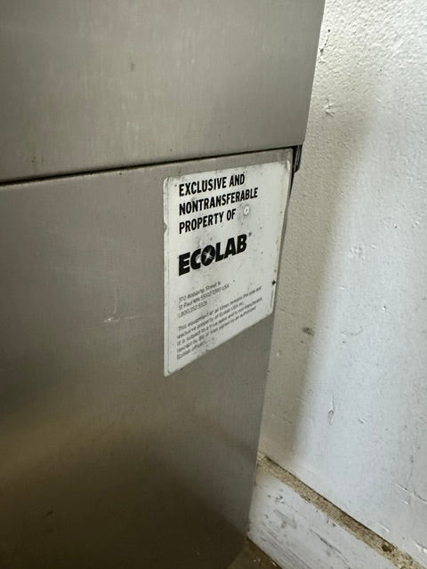 "ECOLAB DF M7 Low temp Commercial Rotary Bar Glass Washer Under-Counter 230v 1ph