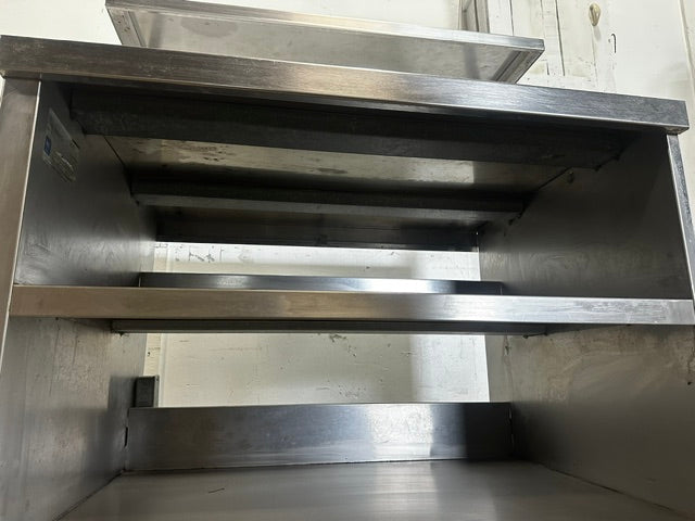 CUSTOM DELFIELD SS 51 1/2"H x 41 1/2"W COMMERCIAL PREP TABLE WITH SHELF UNIT