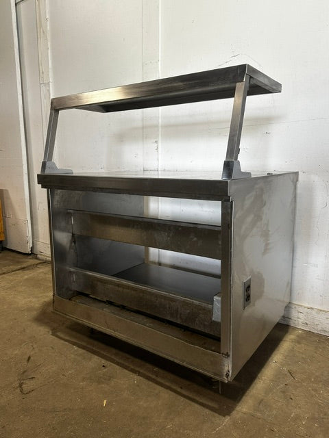 CUSTOM DELFIELD SS 51 1/2"H x 41 1/2"W COMMERCIAL PREP TABLE WITH SHELF UNIT
