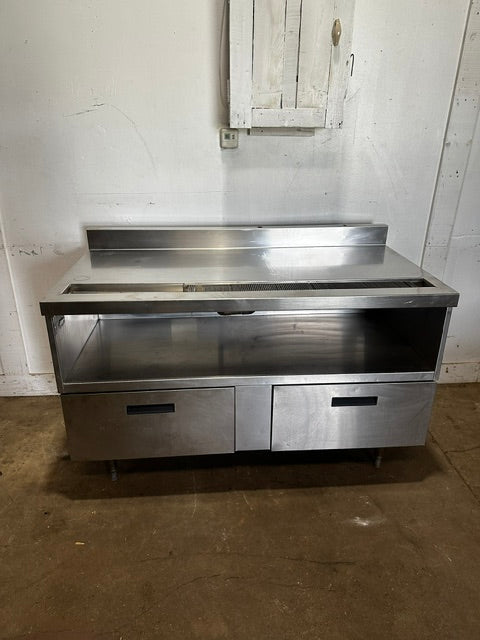DELFIELD COMMERCIAL STAINLESS STEEL SHELF UTILITY CABINET w/ DRY CABINET STORAGE